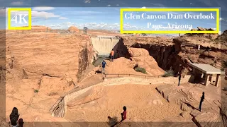 🇺🇸USA🇺🇸 Hiking Trails - Glen Canyon Dam Overlook, Page, AZ - Easy || A scenic stop off of HWY 89