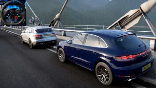 Porsche Macan Turbo & Jaguar F-Pace S - Forza Horizon 5 | Logitech G29 4K