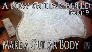 A new Guitar build part 9: Preparing the Guitar body.