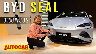 BYD Seal - Tesla Model 3 rival | Auto Expo 2023 | Autocar India