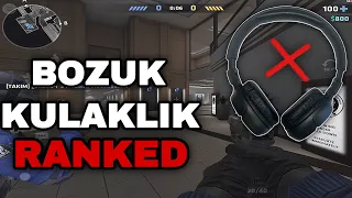 BOZUK KULAKLIK İLE RANKED!! | Critical Ops Türkçe Sesli Ranked!