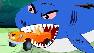 Scary Flying Shark, Halloween Nursery Rhyme And Spooky Cartoon Video For Kids