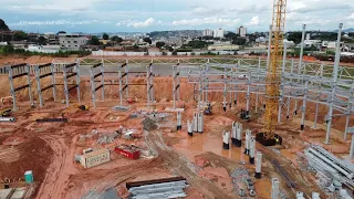 ARENA MRV MESMO COMO MUITA LAMA PESSOAL ESTÃO FIRME E FORTE COM OS TRABALHOS PARABÉNS.