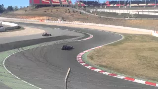 Fernando Alonso right before accident