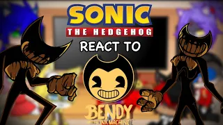 Sonic Characters React To FNF VS Indie Cross - BENDY WEEK // GCRV