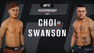 EA Sports UFC 3 - Dooho Choi vs Cub Swanson - Gameplay (HD) [1080p60FPS]