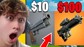 $10 VS $100 Våben I Fortnite!