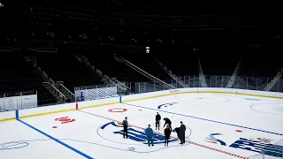 Rogers Place Ice Installation