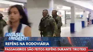 Passageiros são feitos reféns durante tiroteio na rodoviária Novo Rio | Brasil Urgente