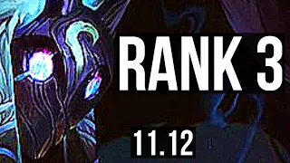 KINDRED vs GRAVES (JUNGLE) | Rank 1 Kindred, Rank 3, 6 solo kills, 18/3/6 | BR Challenger | v11.12