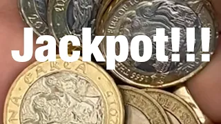 We get a Cash In!! | Jackpot! £2 Coin Hunt