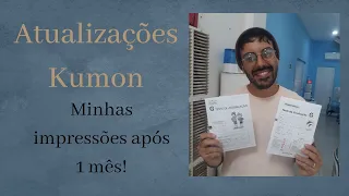 Kumon após 1 mês: valeu a pena ter voltado? #kumon #matemática #ingles #estudos