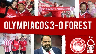 Olympiacos F.C.3-0 NOTTINGHAM FOREST | Forest beaten by Olympiacos as Evangelos Marinakis watch on