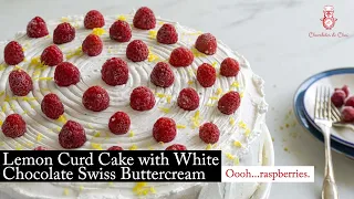 Lemon Curd Cake with White Chocolate Swiss Buttercream (is too good to not make)