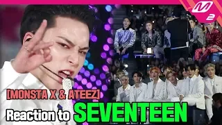 [Reaction Cam] MONSTA X(몬스타엑스) & ATEEZ(에이티즈) Reaction to SEVENTEEN(세븐틴) l 2019MAMA x M2