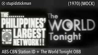 [MOCK] ABS-CBN Station ID + The World Tonight OBB (1970)