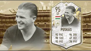 FIFA 22: FERENC PUSKAS 95 PRIME ICON MOMENT PLAYER REVIEW I FIFA 22 ULTIMATE TEAM