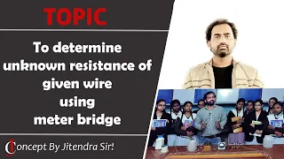 To determine unknown resistance of given wire using meter bridge #viral #shortsfeed #youtube