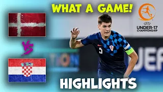 Denmark v Croatia | U17 Euro Championship | Highlights 23-05-2024