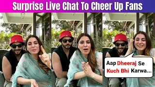 Dheeraj Dhoopar and Shraddha Arya Surprise Live Chat To Cheer Up Fans, Upcoming Twist & Goa Shoot