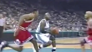 Scottie Pippen shuts down Glen Rice - 1998 ECSF Game 4