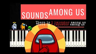 AMONG US Easy Piano Sounds