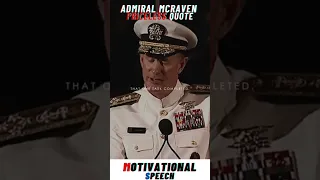 START OF BY MAKING YOUR BED ! Admiral McRaven Motivational Speech #shorts ! ! !