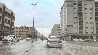 Heavy Rain in Muweilah Sharjah