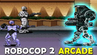 Robocop 2 (1990) Arcade 2 Player Co op Japanese Intro Full Playthrough HD 60FPS Online Netplay