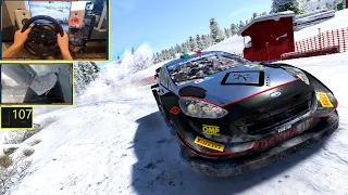 Ford Fiesta WRC Rally Sweden | WRC 10 | Thrustmaster T300RS Gameplay