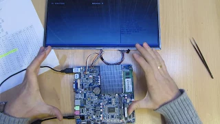 Intel Bay Trail motherboard with LVDS output