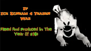 If Ice Scream 4 Official Gameplay Teaser Was Filmed And Produced In The Year Of 1960