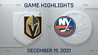 NHL Highlights | Golden Knights vs. Islanders - Dec 19, 2021