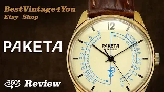 Hands-on video Review of Raketa Doctors Rare Soviet Watch From 80s