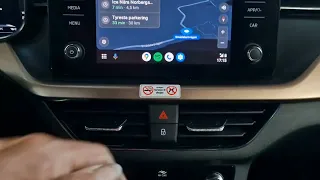 Use Android Auto Navigation on VW Car Displays like Skoda Kamiq Passat. USE USB-C Cable if problems