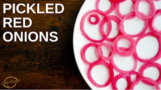 Pickled Red Onions | A simple trick for vibrant, pink, pickled onions every time