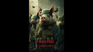 War Pigs by Black Sabbath (Vertical), but every lyric is an AI generated image