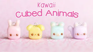 Kawaii Cubed Animals│4 in 1 Polymer Clay Tutorial