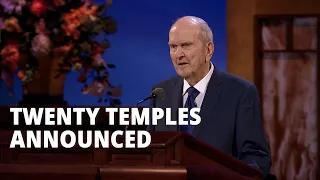 At April 2021 Conference, Prophet Announces 20 More Temples to Be Constructed