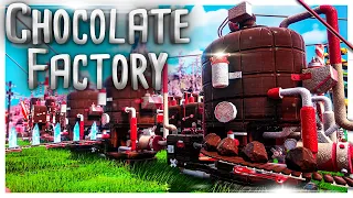 Satisfactory Meets WILLY WONKA?! // Chocolate Factory DEMO