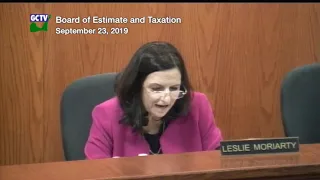 Board of Estimate & Taxation, September 23, 2019