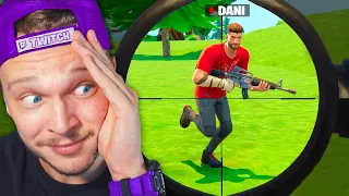 J'ai STREAMHACK DANY jusqu'à ce qu'il RAGE sur Fortnite !