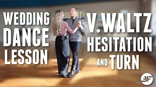 Wedding Dance Lessons at Home - V.Waltz (2) | Hesitation and Turn