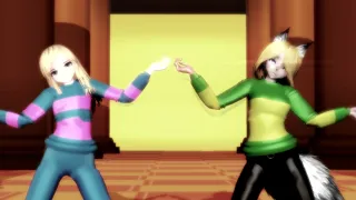 [MMD x UT Cosplay] Mr. Policeman Dance! [Me & Laura]