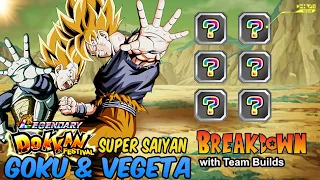 LR DFE SSJ GOKU & SSJ VEGETA Breakdown w. Team Builds | Dragon Ball Z Dokkan Battle