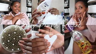 WEEKLY PAMPER ROUTINE | BODYCARE, SKINCARE, HAIRCARE | SELFCARE MOTIVATION | Wangui Gathogo