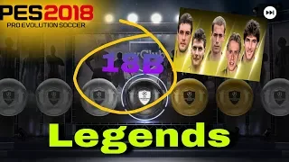 Legends vol. 10 pack open for Pes 2018 Mobile (get one Legends)