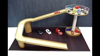 How to Make Hot Wheels track with slides from Cardboard