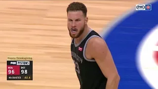 Blake Griffin CLUTCH Three - Rockets vs Pistons | November 23, 2018