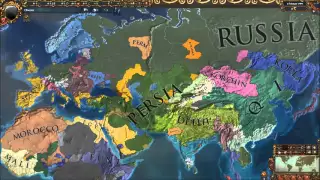 EU4 Timelapse: No Lucky Nations & Continued until 2000AD